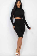 CASUAL CUTE SKIRT SET