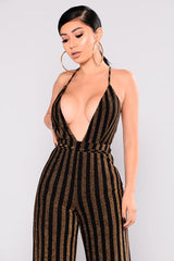CLARA METALLIC JUMPSUIT