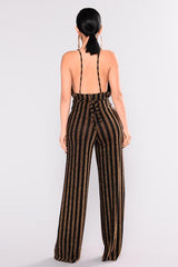 CLARA METALLIC JUMPSUIT
