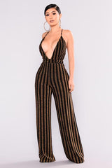 CLARA METALLIC JUMPSUIT