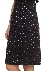 POLKA DOT RUFFLED DRESS
