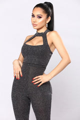 KAYLA GLITTER JUMPSUIT