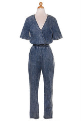 DIXIE LEE DENIM JUMPSUIT