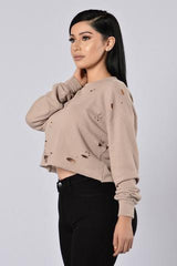 BROOKLYN LASER CUT SWEATER