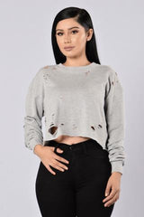 BROOKLYN LASER CUT SWEATER