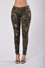 ARMY GAL SKINNY JEAN - CAMO