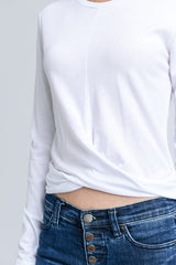 LONG SLEEVE CROP TOP
